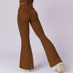 Scrunched Hip Flared Leggings