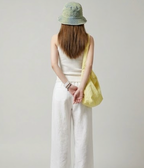 White Cotton Linen Wide Leg Pants