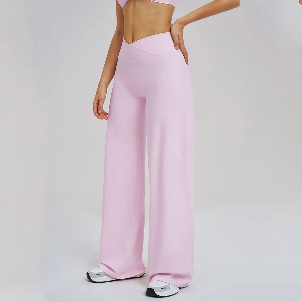 Straight-Leg Flared Leggings