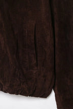 Brown Suede Loose Jacket