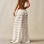Loose-Fit Wide-Leg Beach Trousers