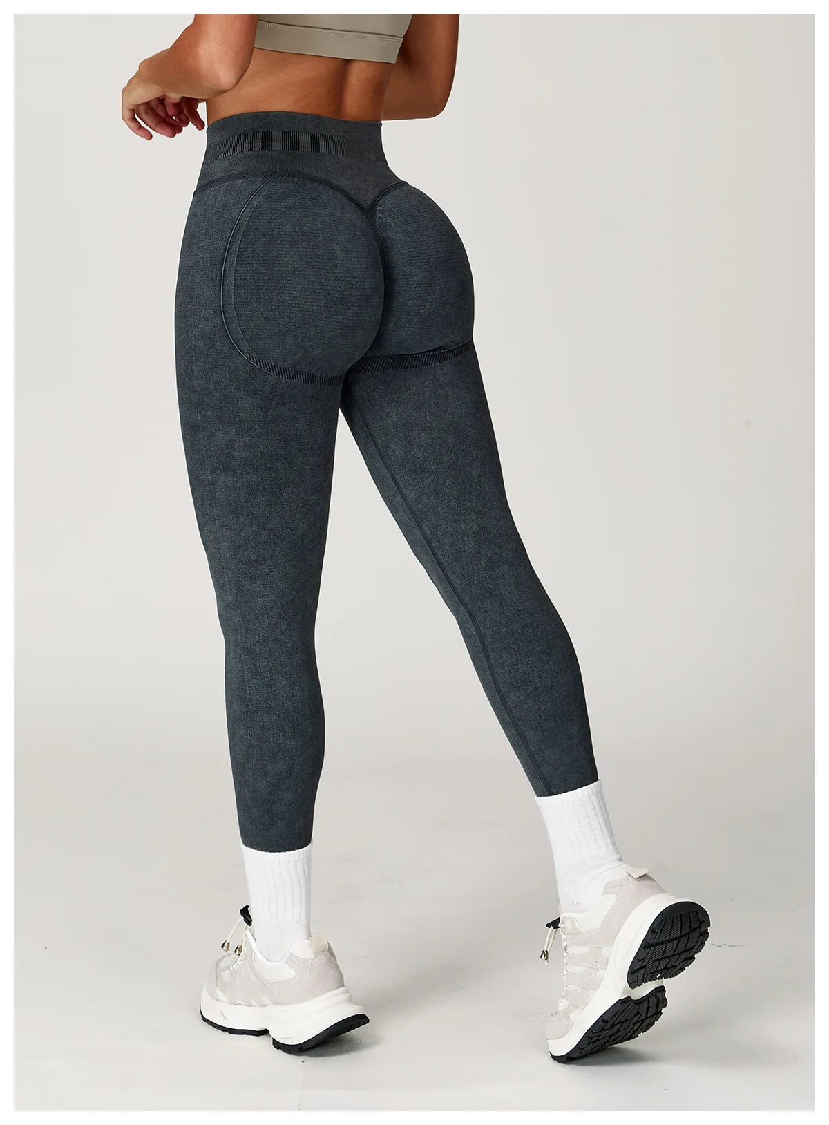 Seamless Ribbed Scrunch Bum Leggings