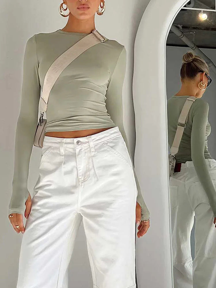 Thumb-Hole Basic Top