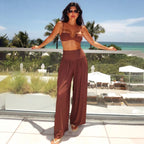 Push-Up Bikini & Long Skirt 3-Piece Set