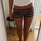 Striped Mini Shorts