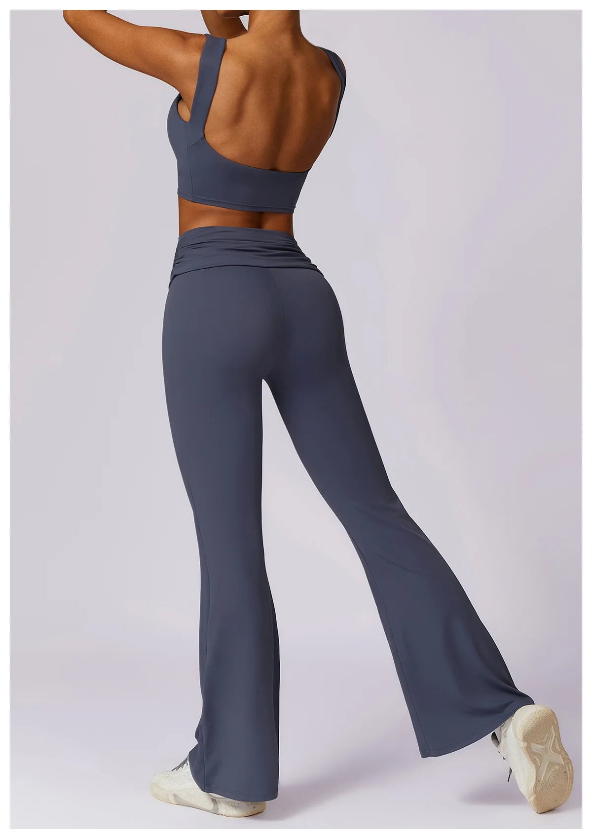 Scrunched Hip Flared Leggings