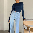 Thumb-Hole Basic Top