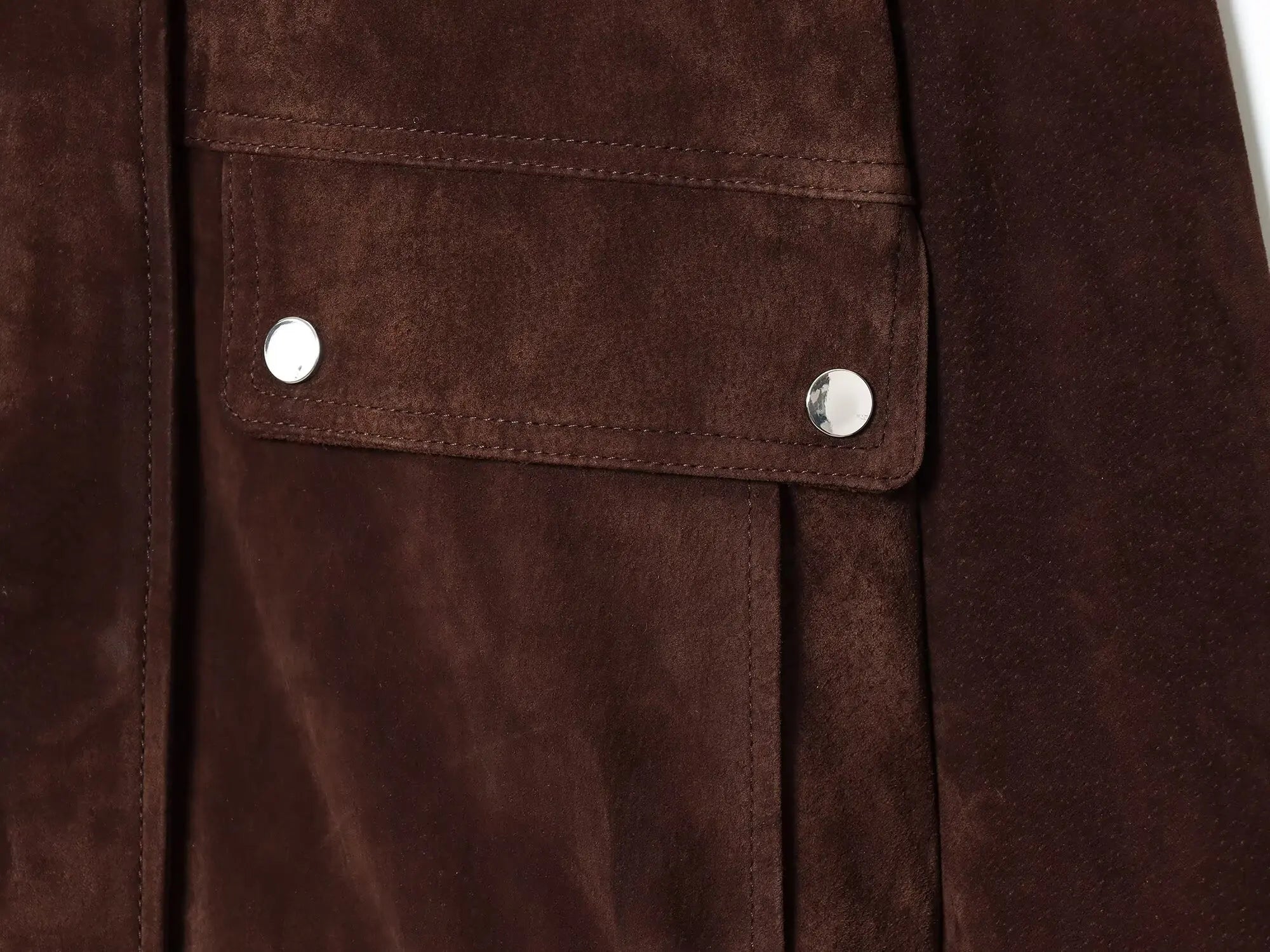 Brown Suede Leather Jacket