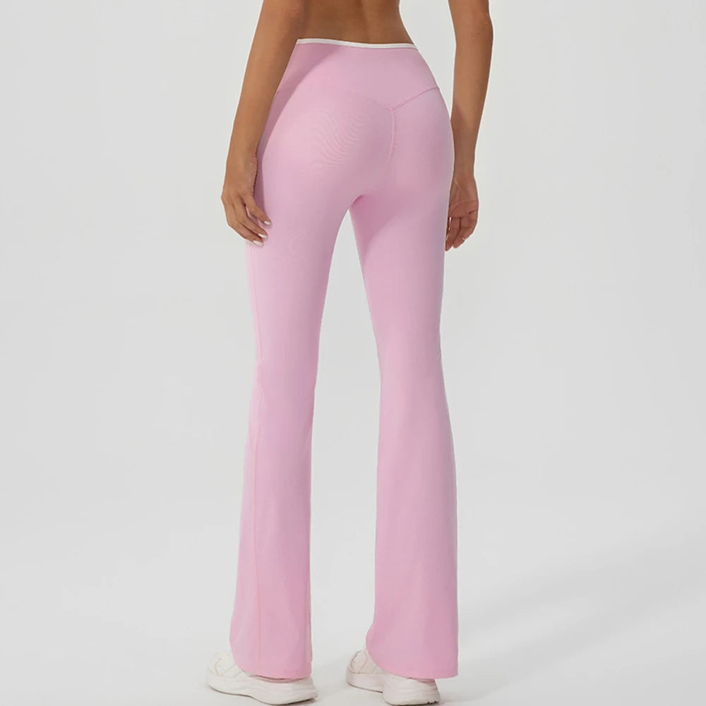 V-Shaped Flared Legging