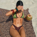 Patchwork Micro Bikini Set