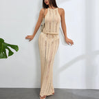 Sleeveless 2 Piece Bikini Cover Up