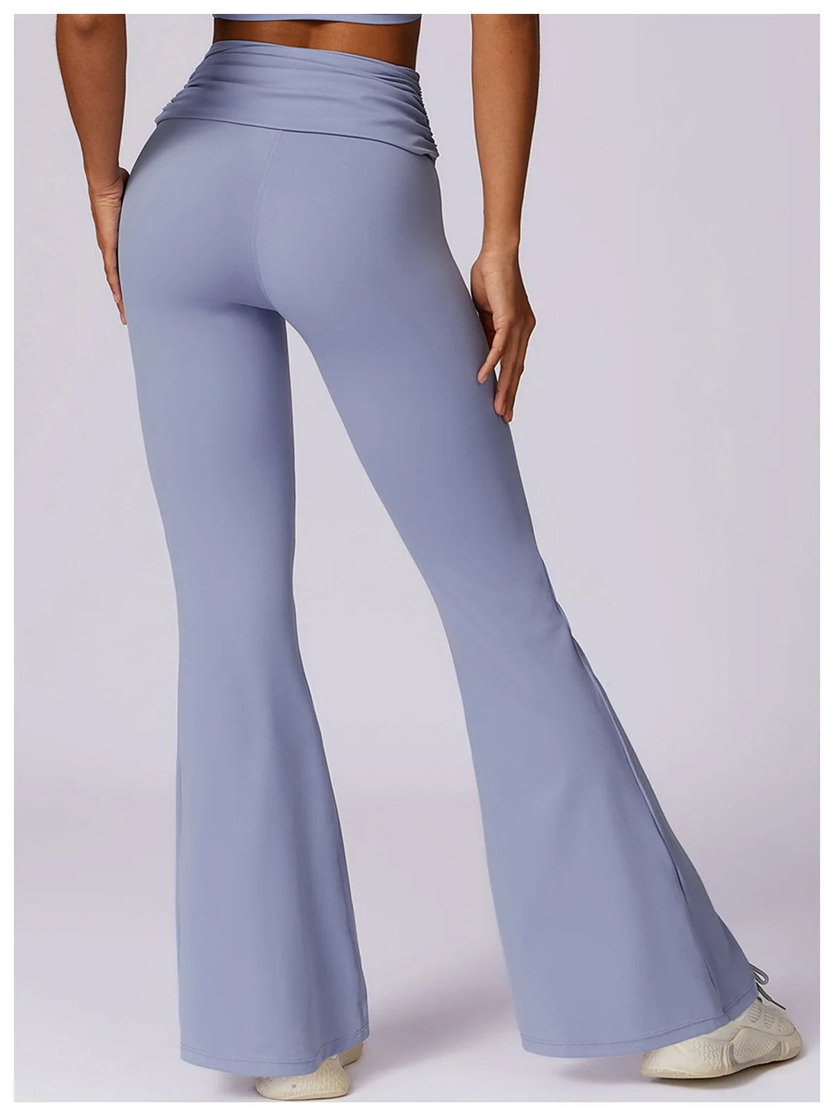 Scrunched Hip Flared Leggings
