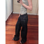 Low Waist Wide Leg Jeans