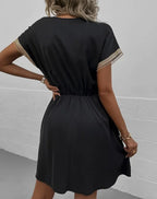 Lacey V Neck Short Beach Dress