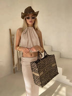 Backless Halter Fold Holiday Co-Ord