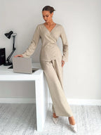 Autumn Waist-Cinching Shirt Co-Ord