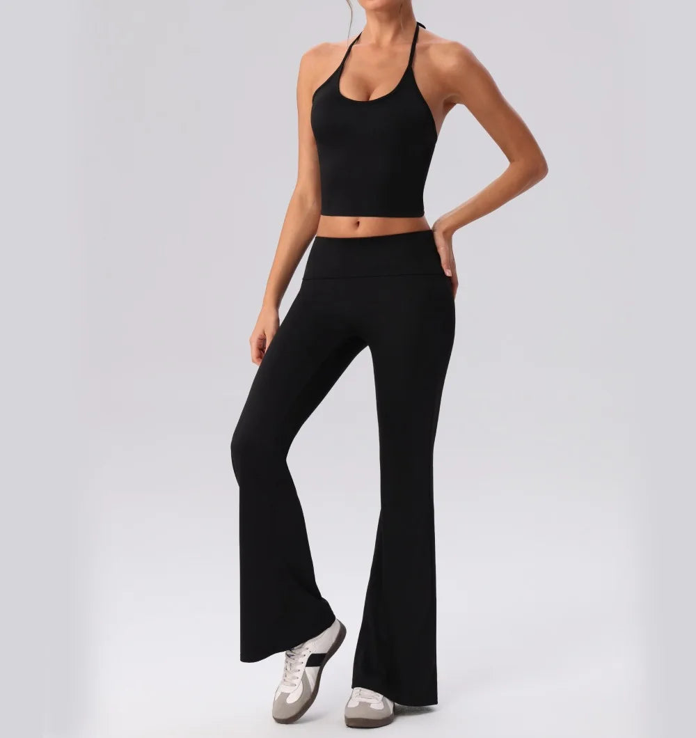 High-Waist Flared Yoga Pant