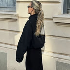 Cropped Hybrid Windbreaker Jacket