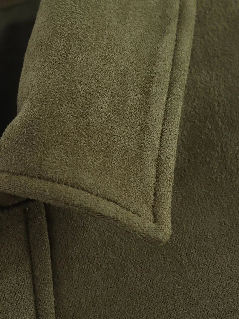 Turn-Down Collar Bomber Jacket